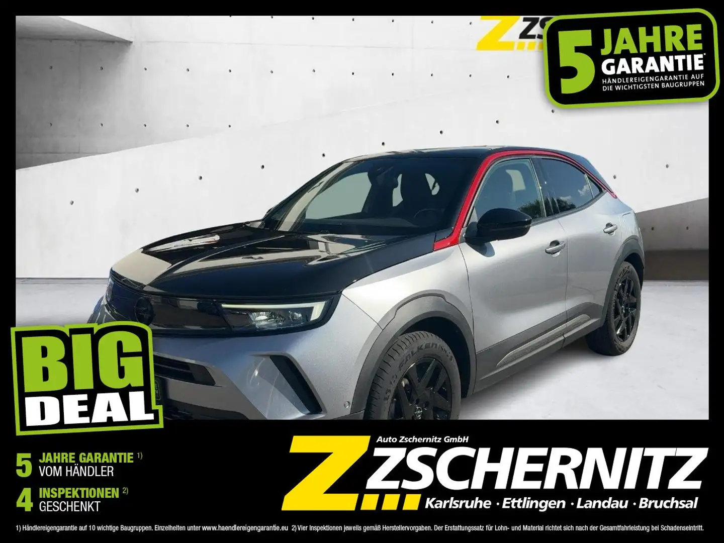 Opel Mokka 1.2 Turbo GS Line LED*Navi*SHZ*KeyLess Grau - 1