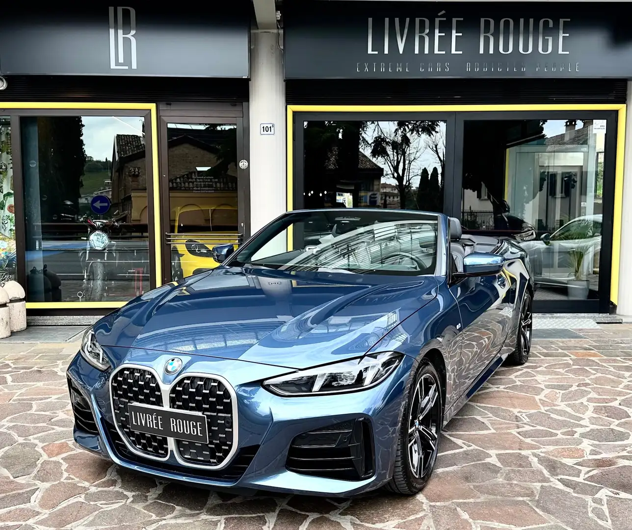 BMW 420 420d Cabrio mhev 48V MSport auto Grijs - 1