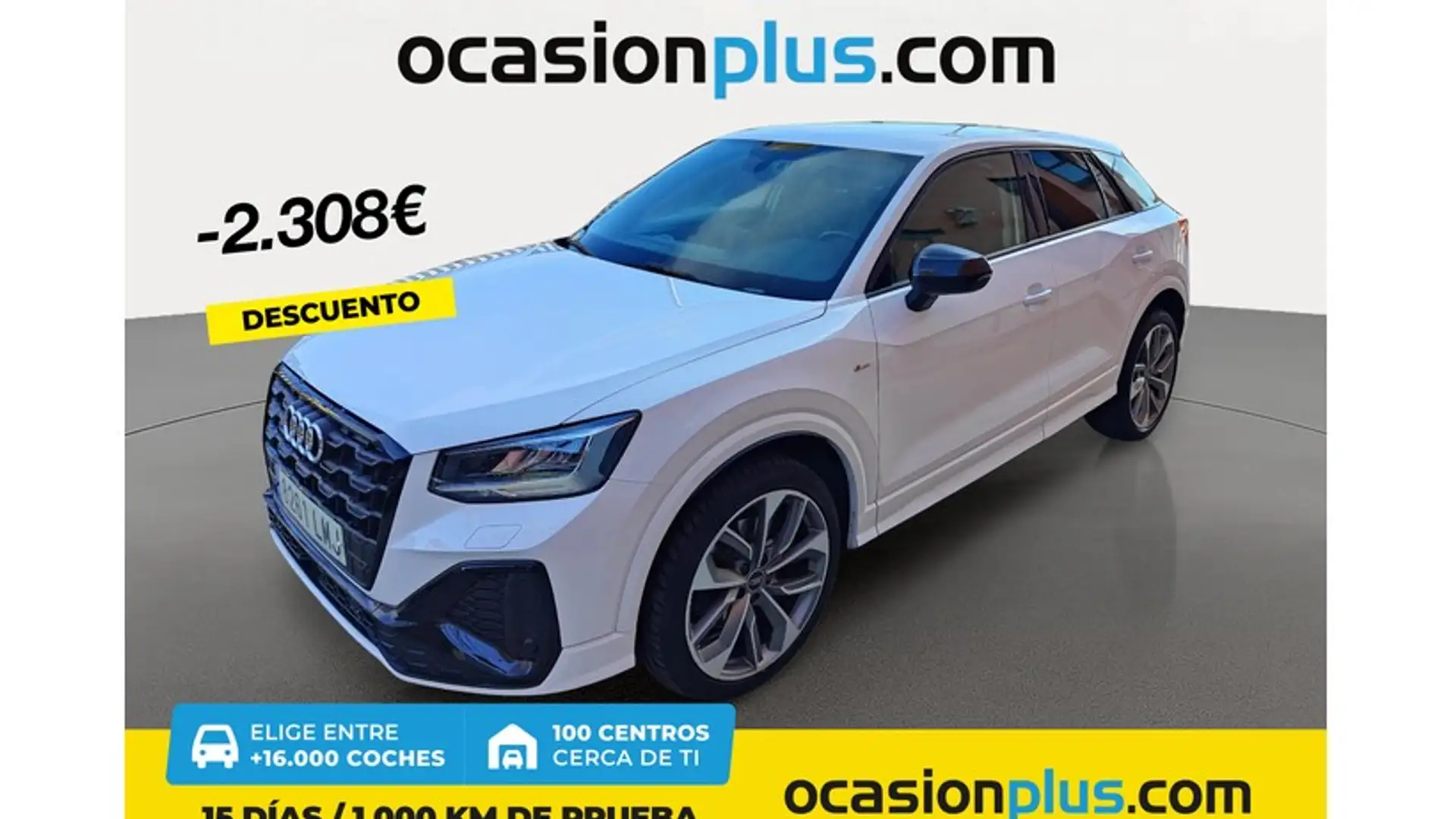 Audi Q2 35 TFSI Black line edition S tronic 110kW Blanco - 1