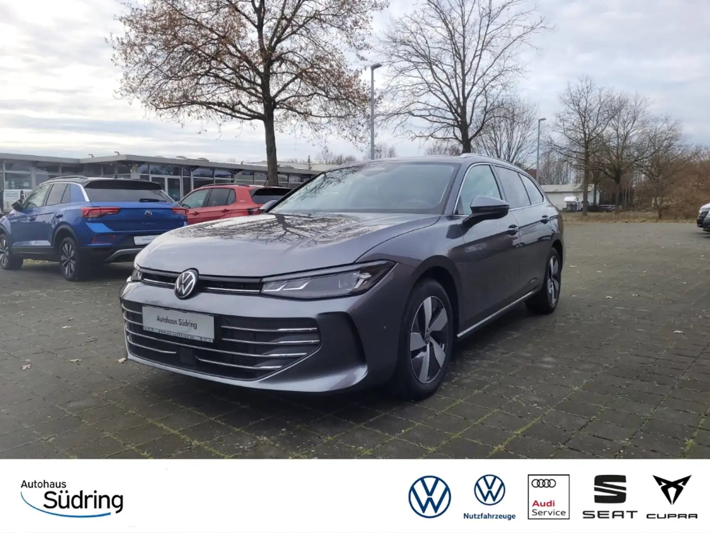 Volkswagen Passat Variant 2,0 TDI Business DSG HUD AHK Navi Grau - 1