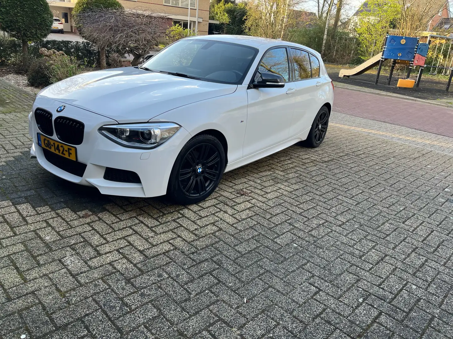 BMW 114 BMW 1 serie volledig m pakket f20 model 4 cilinder Bianco - 1