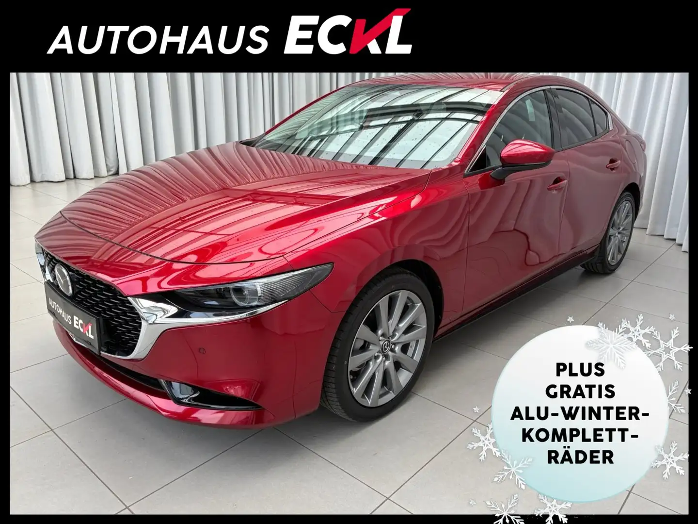 Mazda 3 G140PS 4SN 6MT 2WD Centre-Line DESI Rot - 1