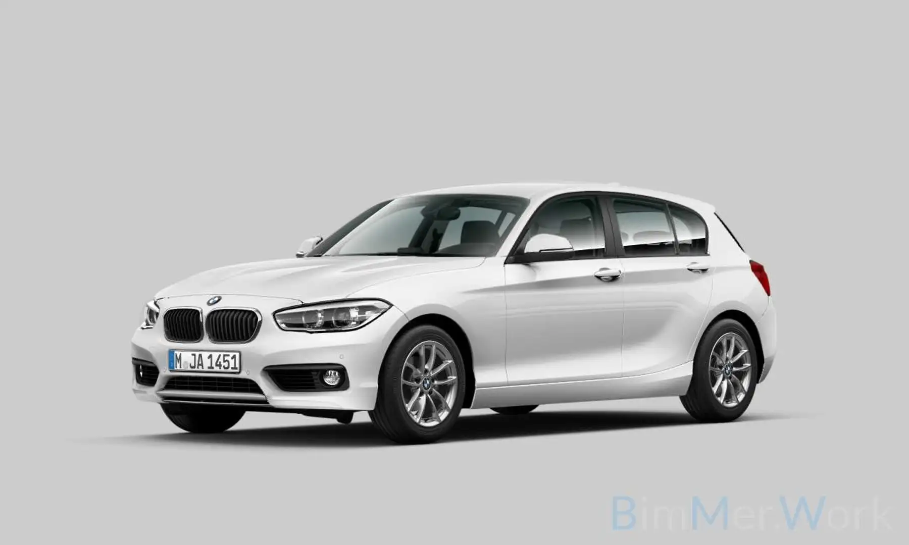 BMW 116 i 5-trg Navi LED SHZ Tempomat PDC v+h 16" LM Weiß - 1