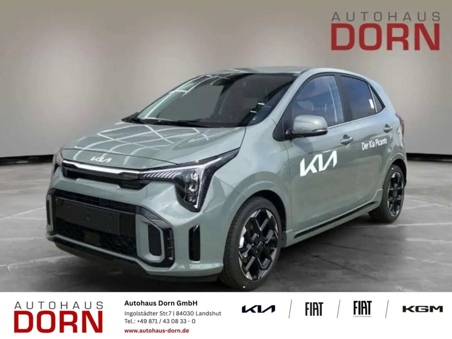 Kia Picanto GT-Line 1.0 AMT Navi Kamera Sitzheizung Grün - 1