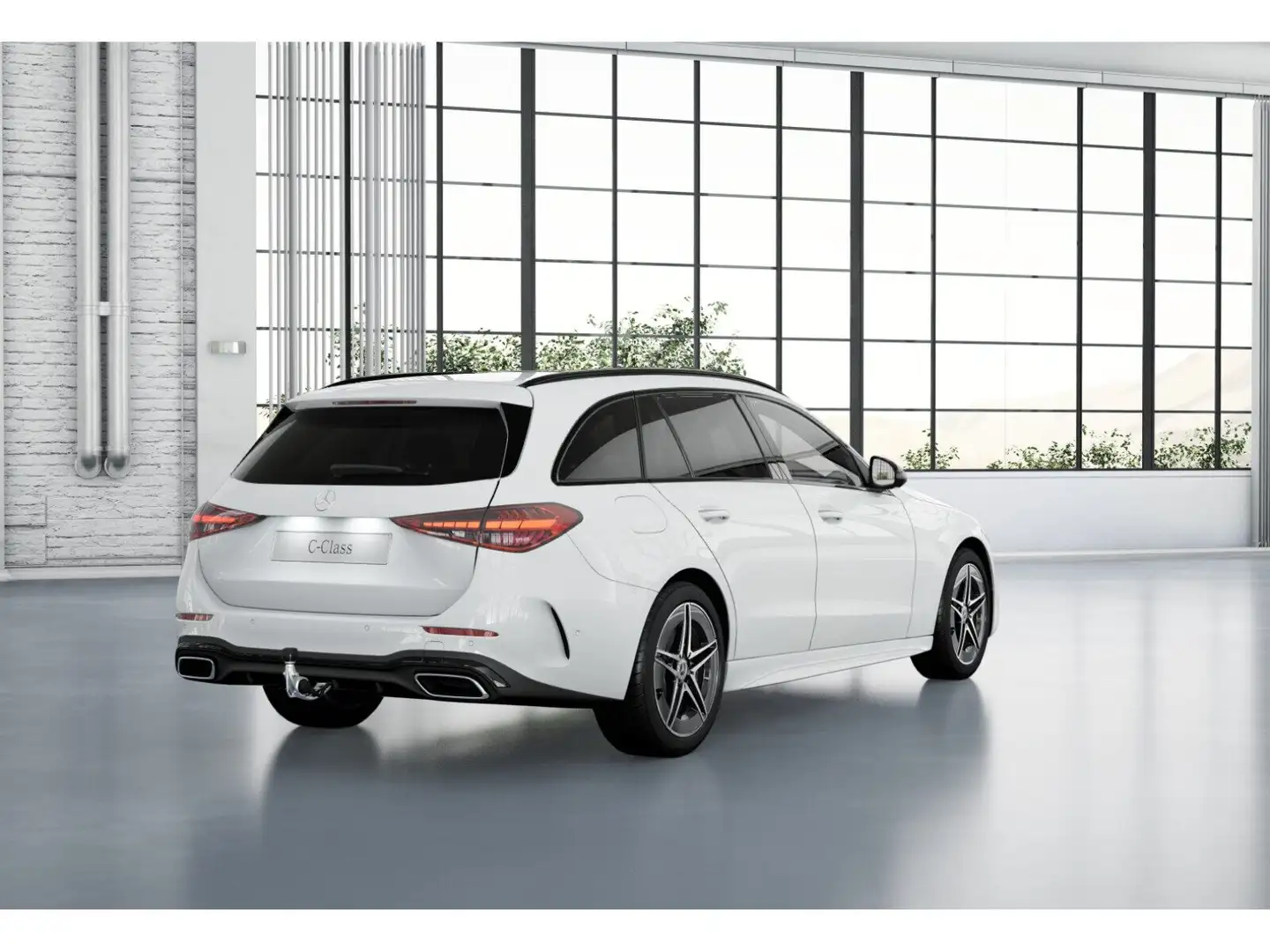 Mercedes-Benz C 300 4MATIC T-Modell AMG-Sport+Burm+Night+Distr Weiß - 2