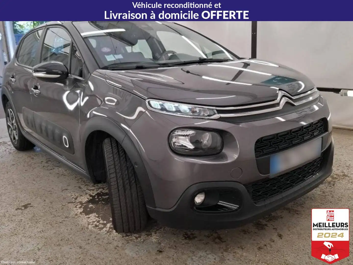 Citroen C3 PureTech 110 Feel +Navigation Gris - 2