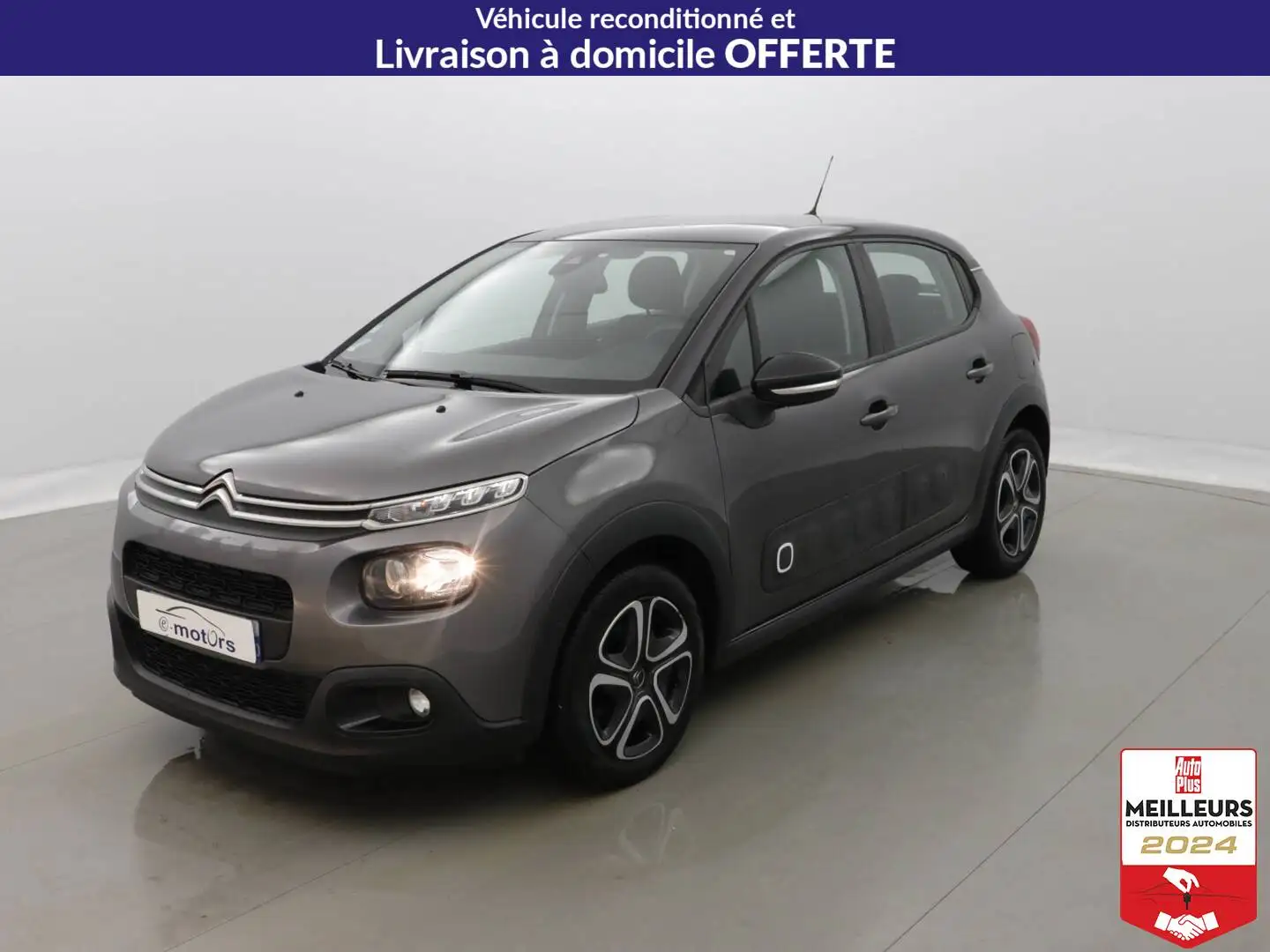Citroen C3 PureTech 110 Feel +Navigation Gris - 1