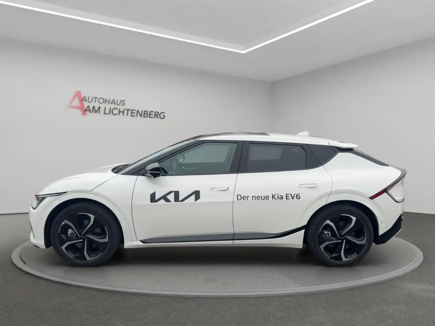 Kia EV6 GT-Line 4WD 77.4 LED+ACC+NAVI+PANORAMA+PDC+KAMERA Weiß - 2