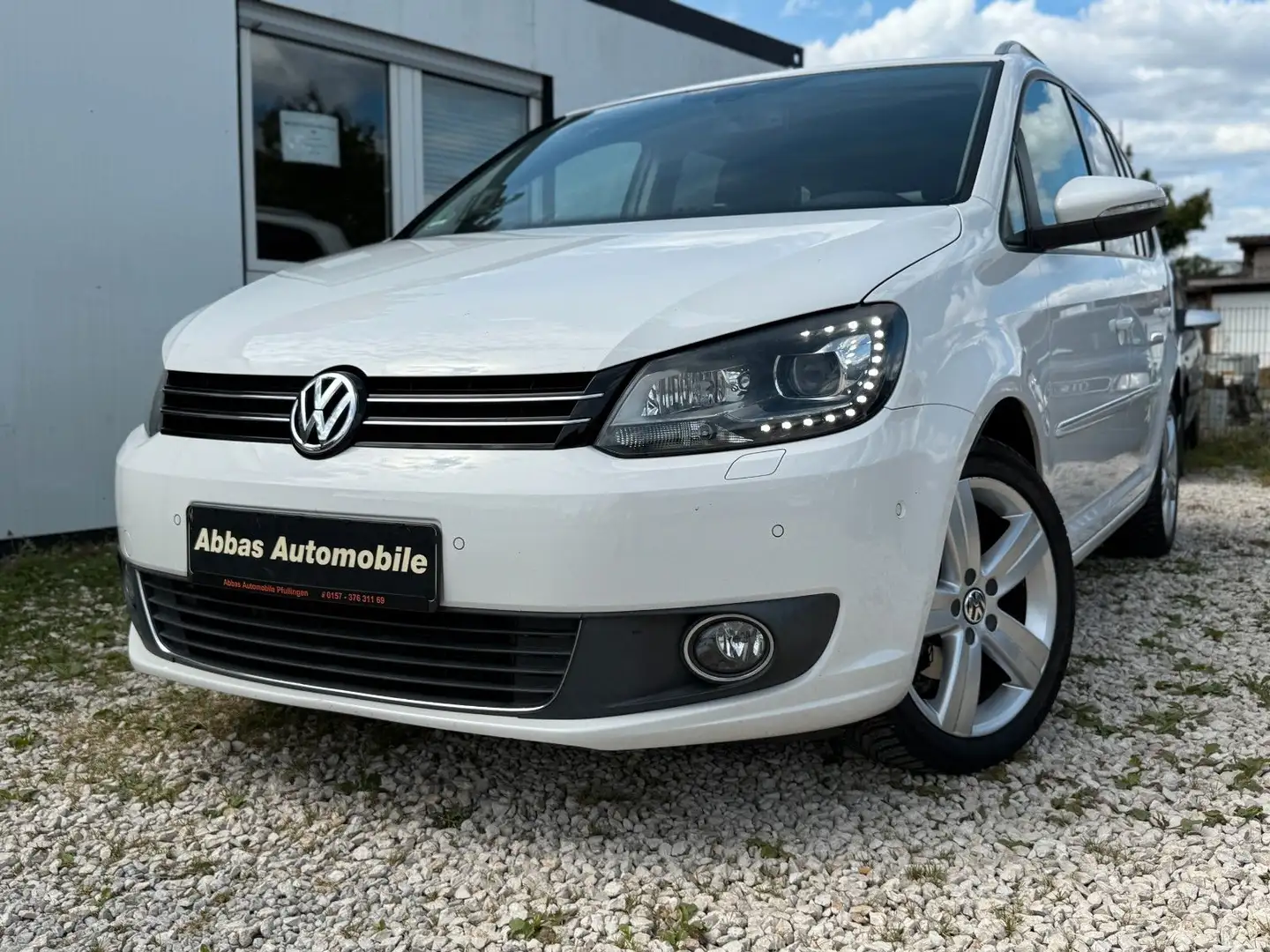 Volkswagen Touran Highline 7-Sitzer, Alcantara Blanco - 1
