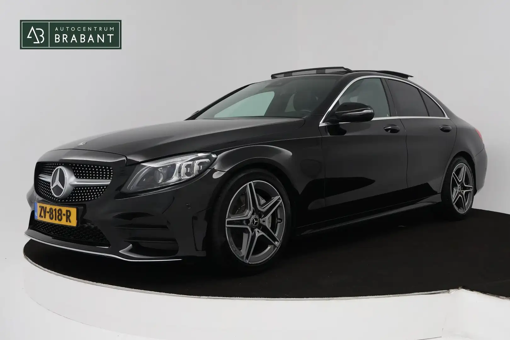Mercedes-Benz C 200 Business Solution AMG (PANORAMADAK, SFEERVERLICHTI Zwart - 1