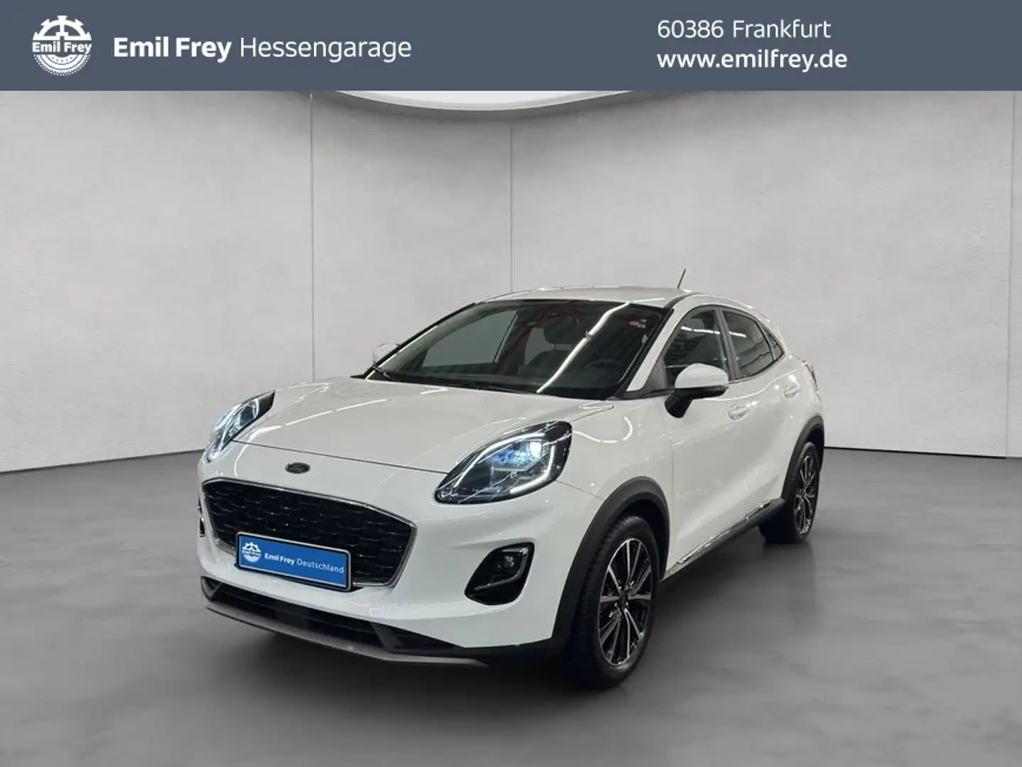 Ford Puma 1.0 EcoBoost Hybrid TITANIUM Weiß - 1