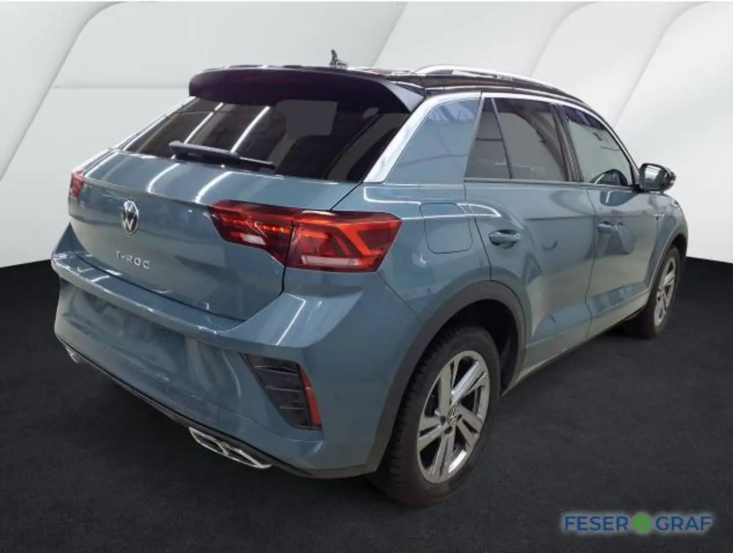 Volkswagen T-Roc R-LINE 1.5 TSI DSG AHK KAMERA NAVI ACC Blau - 2