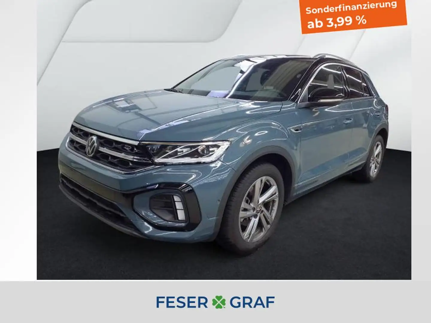 Volkswagen T-Roc R-LINE 1.5 TSI DSG AHK KAMERA NAVI ACC Blau - 1