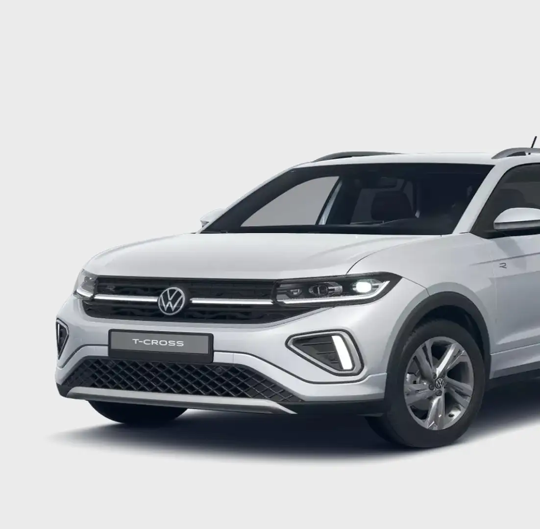 Volkswagen T-Cross 1.5 TSI DSG R-Line Silber - 2