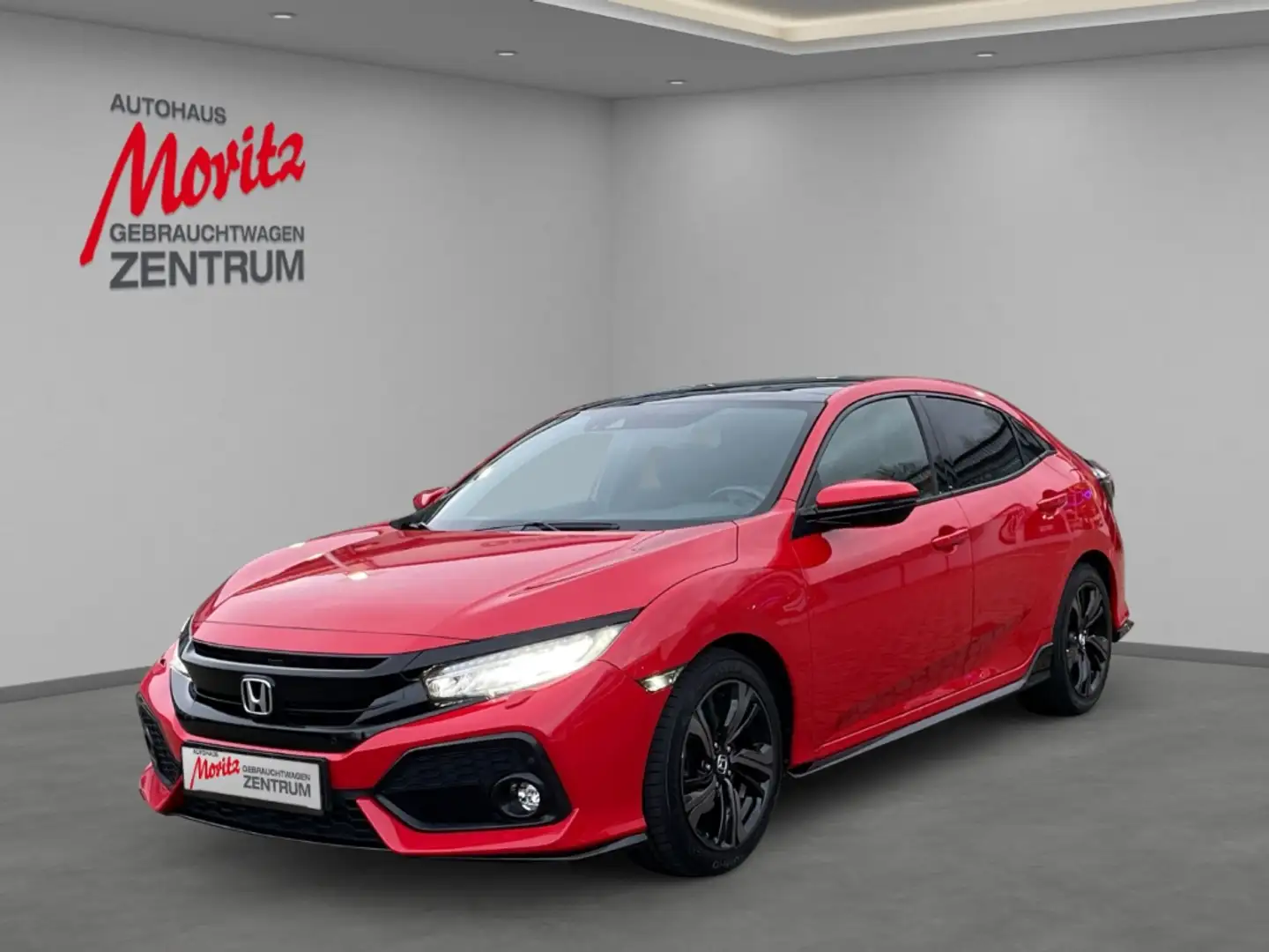 Honda Civic 1.5 Sport Plus *TOTWINKEL*CARPLAY!* Rot - 1