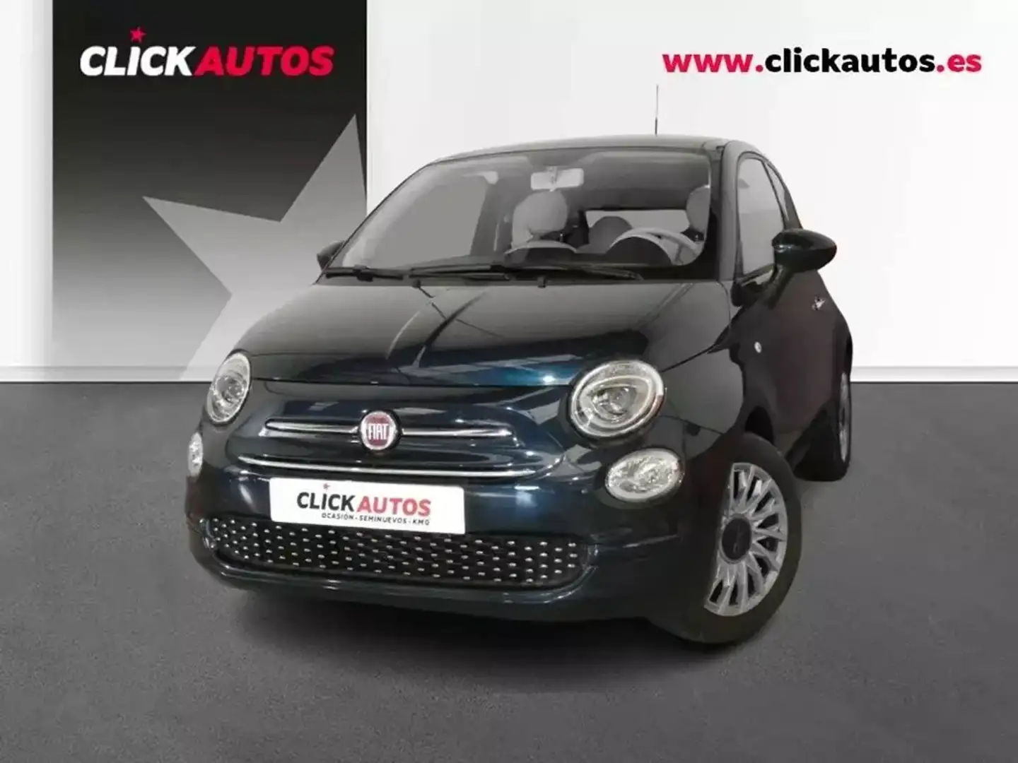Fiat 500 1.2 Lounge MTA Blauw - 1