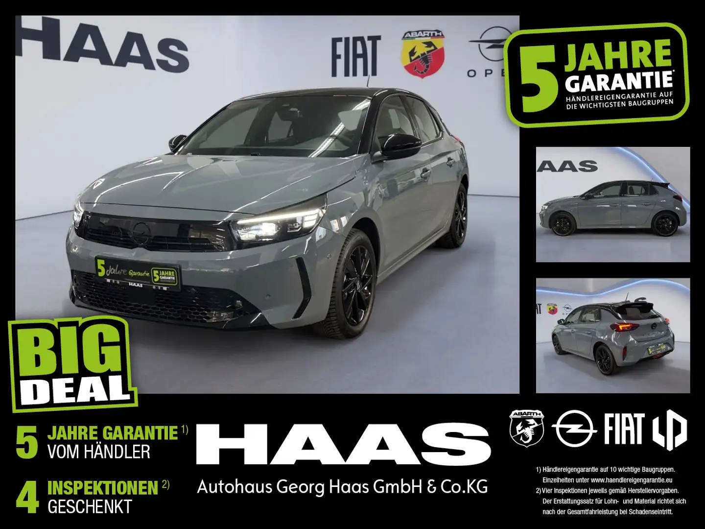 Opel Corsa F 1.2 Turbo GS Klimaanlage,Bluetooth Gris - 1