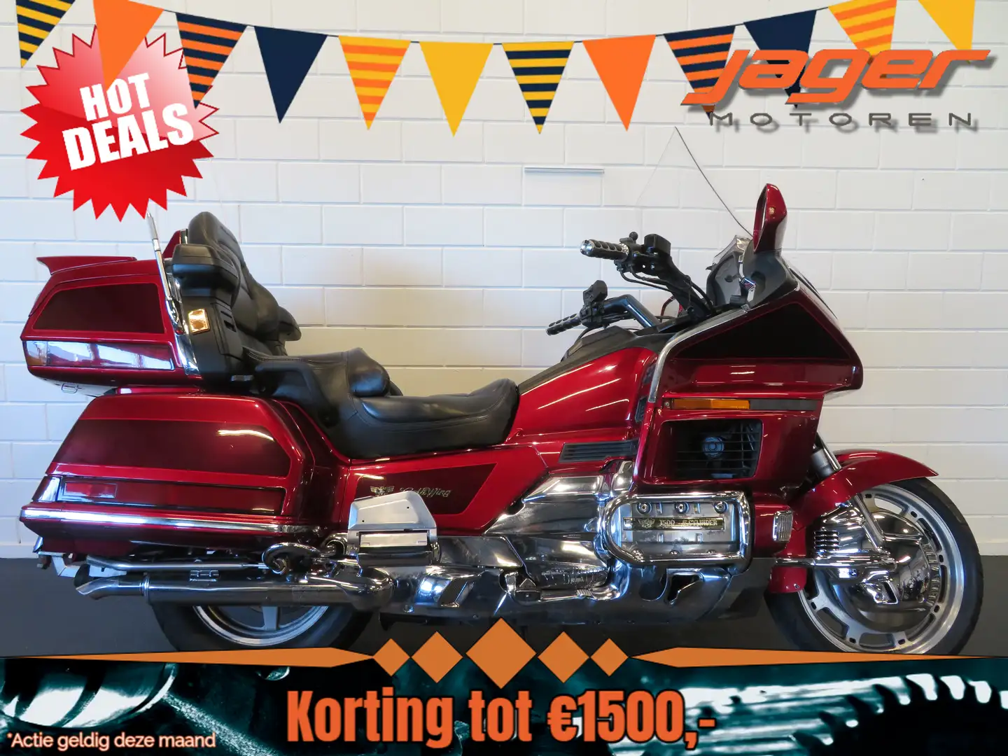 Honda GL 1500 GOLD WING TOP! Rood - 1