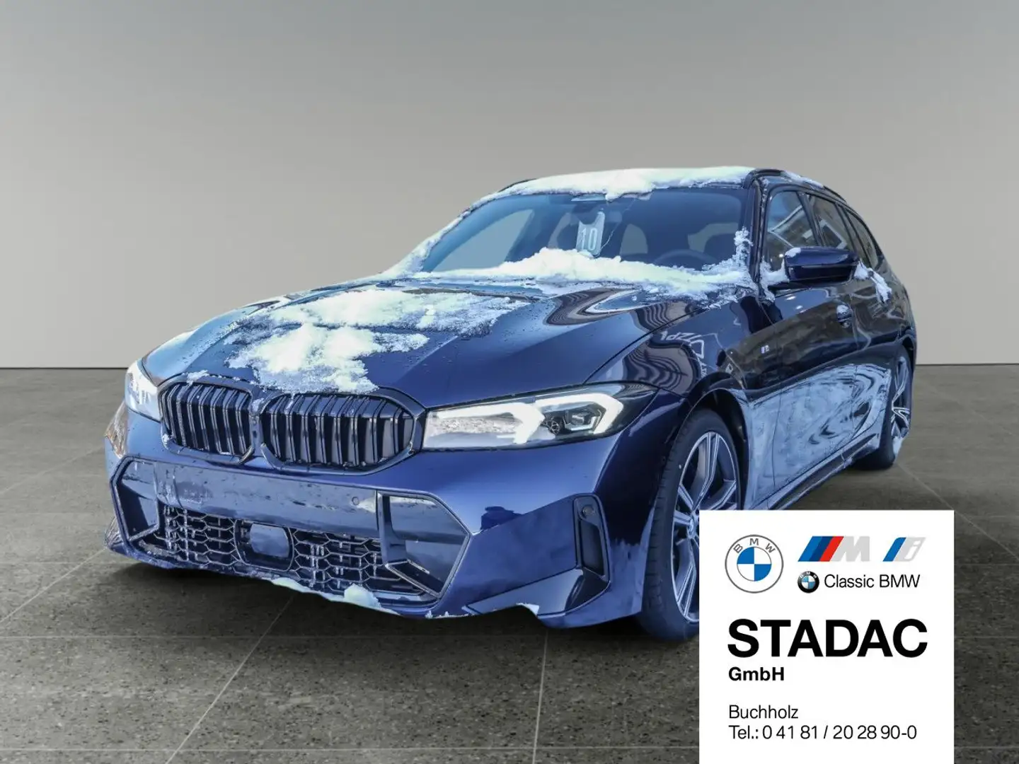 BMW 330 d Touring M-Sport, Innovationspaket, Panorama, Bleu - 1