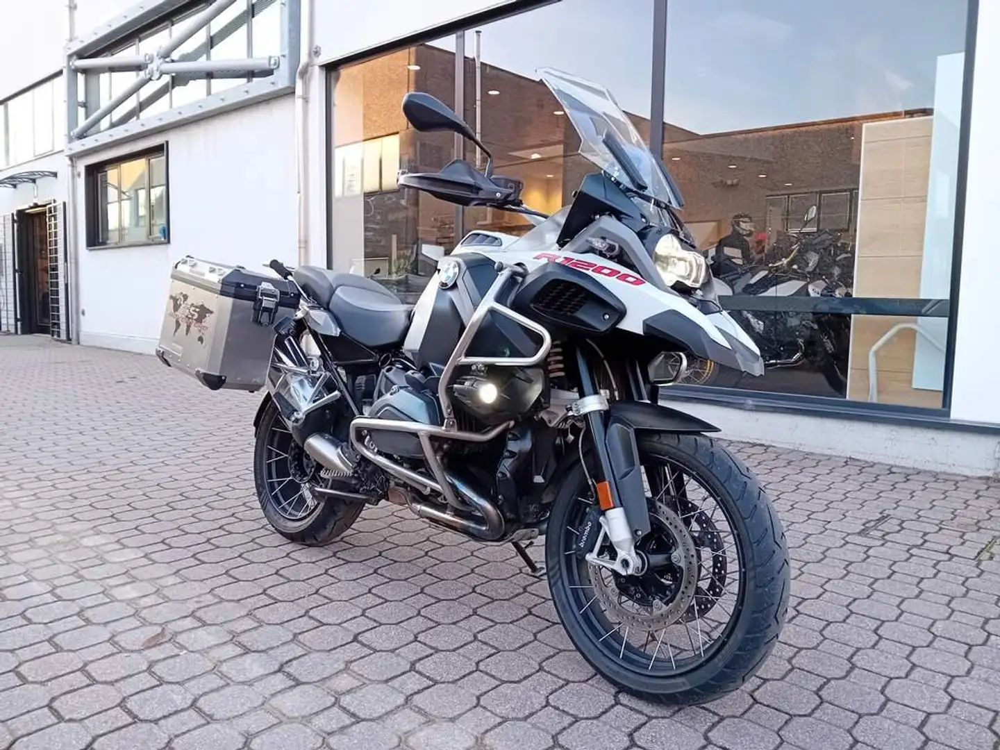 BMW R 1200 GS Adventure Abs Blanc - 2