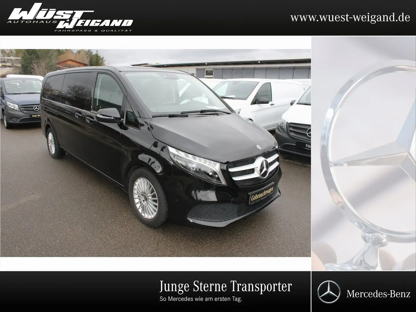 Mercedes-Benz V 300 d EDITION Extralang+Distronic+Klima+MBUX+ Schwarz - 1