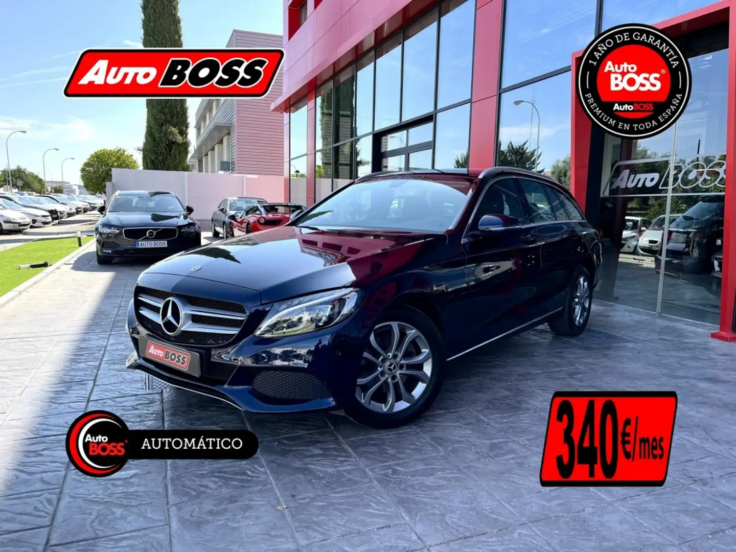 Mercedes-Benz MERCEDES-BENZ Clase C Familiar  Automático de 5 P Bleu - 1