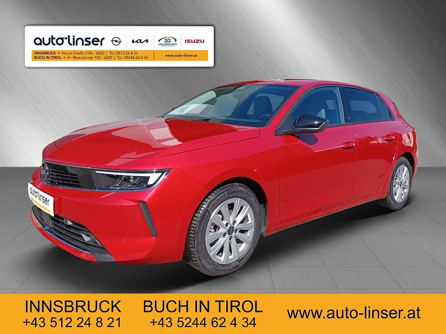 Opel Astra 1,2 Turbo Business Edition Aut. Rouge - 1
