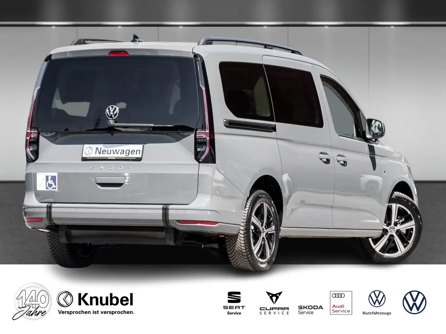 Volkswagen Caddy Maxi Life 1.5 TSI DSG Rollstuhlumbau Ass+ LED Navi Grey - 2