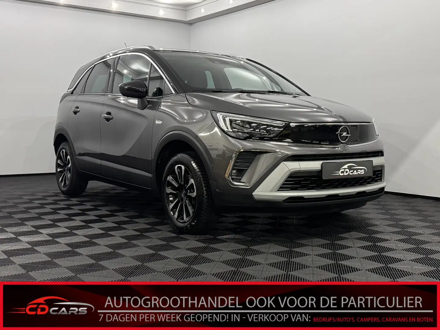 Opel Crossland 1.2 Turbo Elegance Half leder, Winterpakket, Cruis Grijs - 1