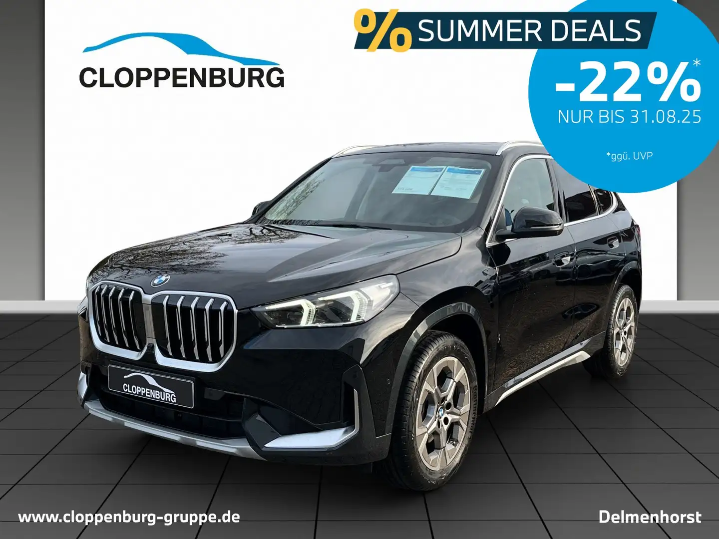 BMW X1 sDrive18i  xLine AHK Head-Up Massage 360-Kamera Ko Schwarz - 1