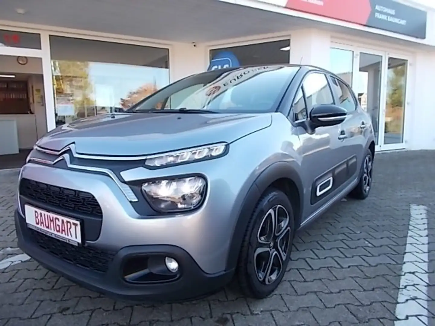 Citroen C3 1,2 PT 83 Feel Pack, Klima, Sitzheizung, Garantie, Grau - 1