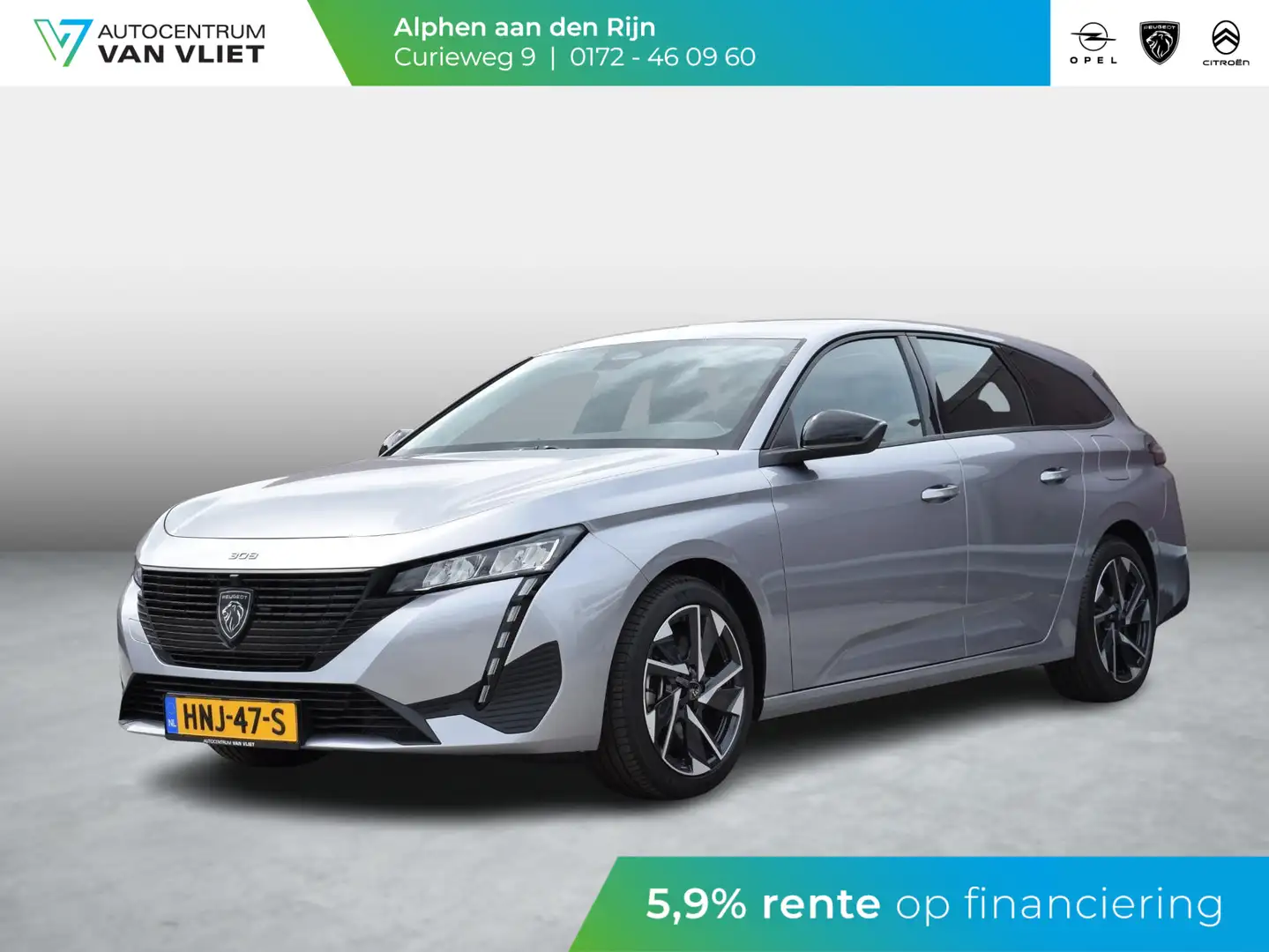 Peugeot 308 SW 1.6 Plug-in Hybrid 180 Active Pack Business ADA Gris - 1