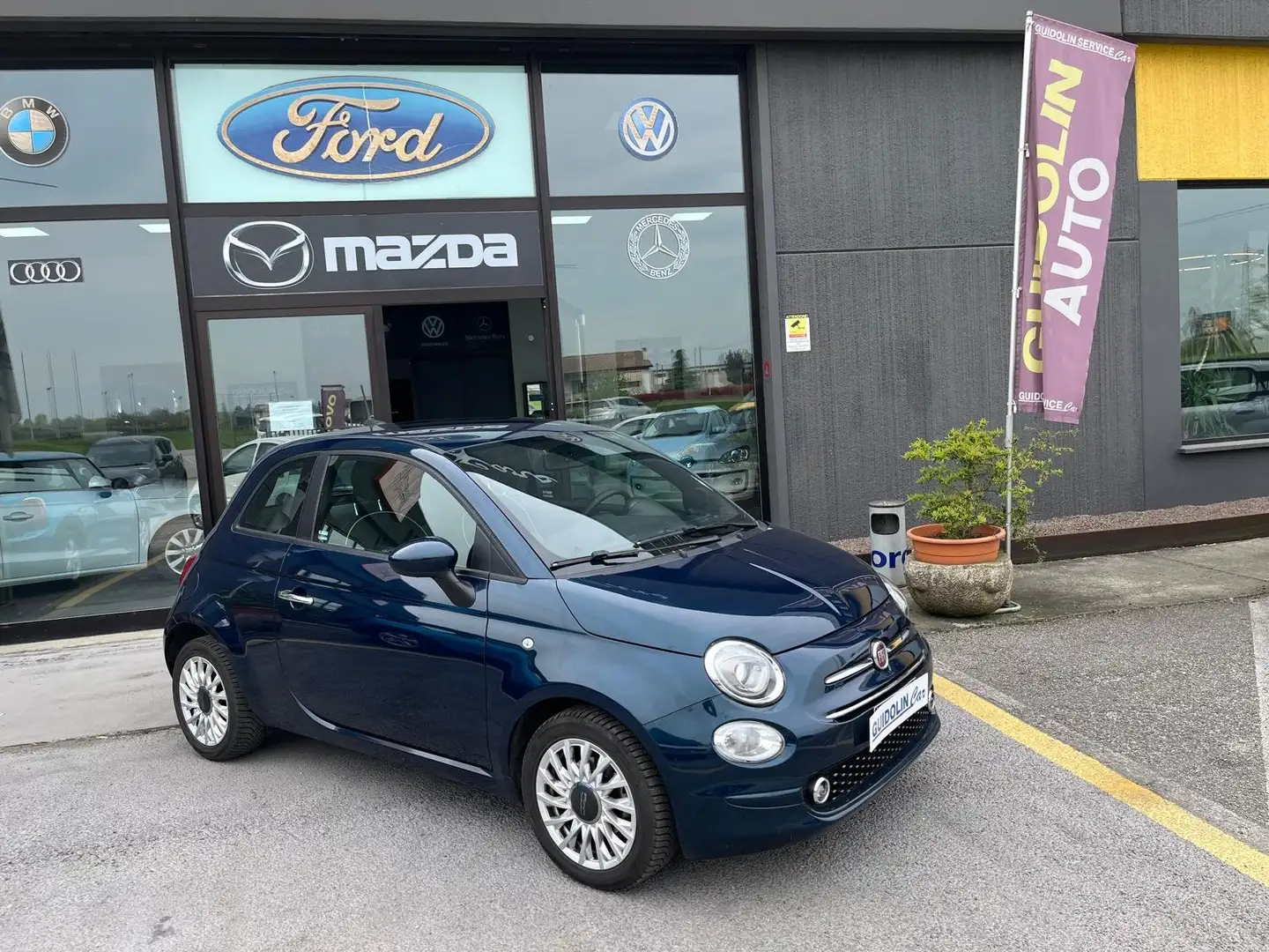 Fiat 500 1.0 hybrid 70cv (NEOPATENTATI) SENS POST Verde - 1