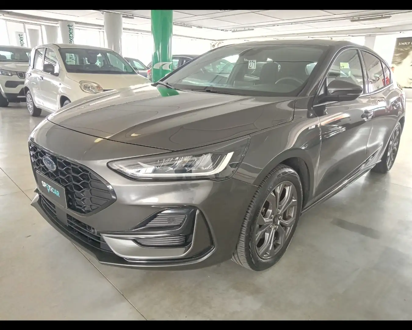 Ford Focus 5 Porte 1.0 EcoBoost Hybrid ST-Line Style Gris - 1