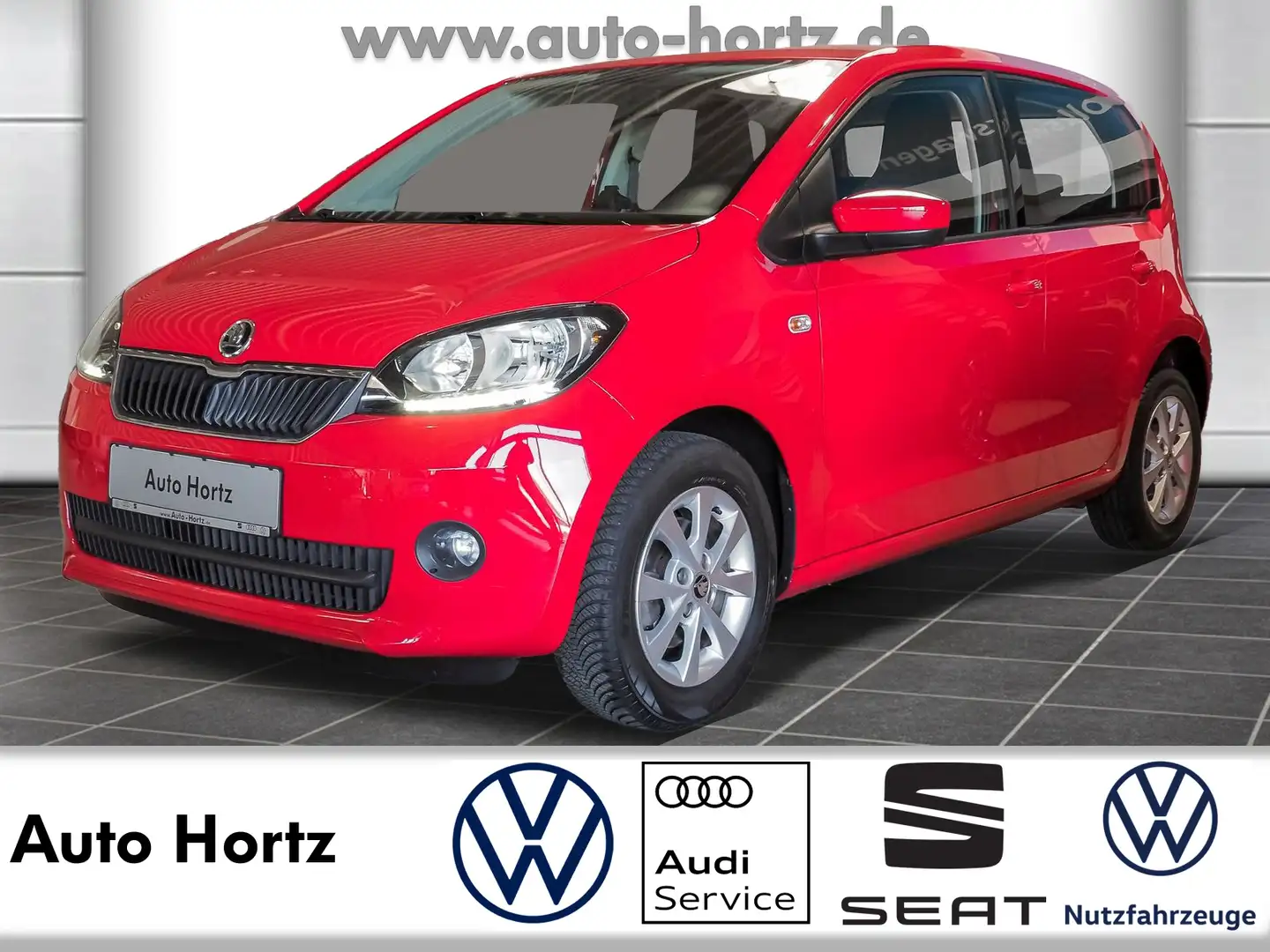 Skoda Citigo Style 1.0 Navi, Alu auf Allwetter 4 Türen u Rosso - 1
