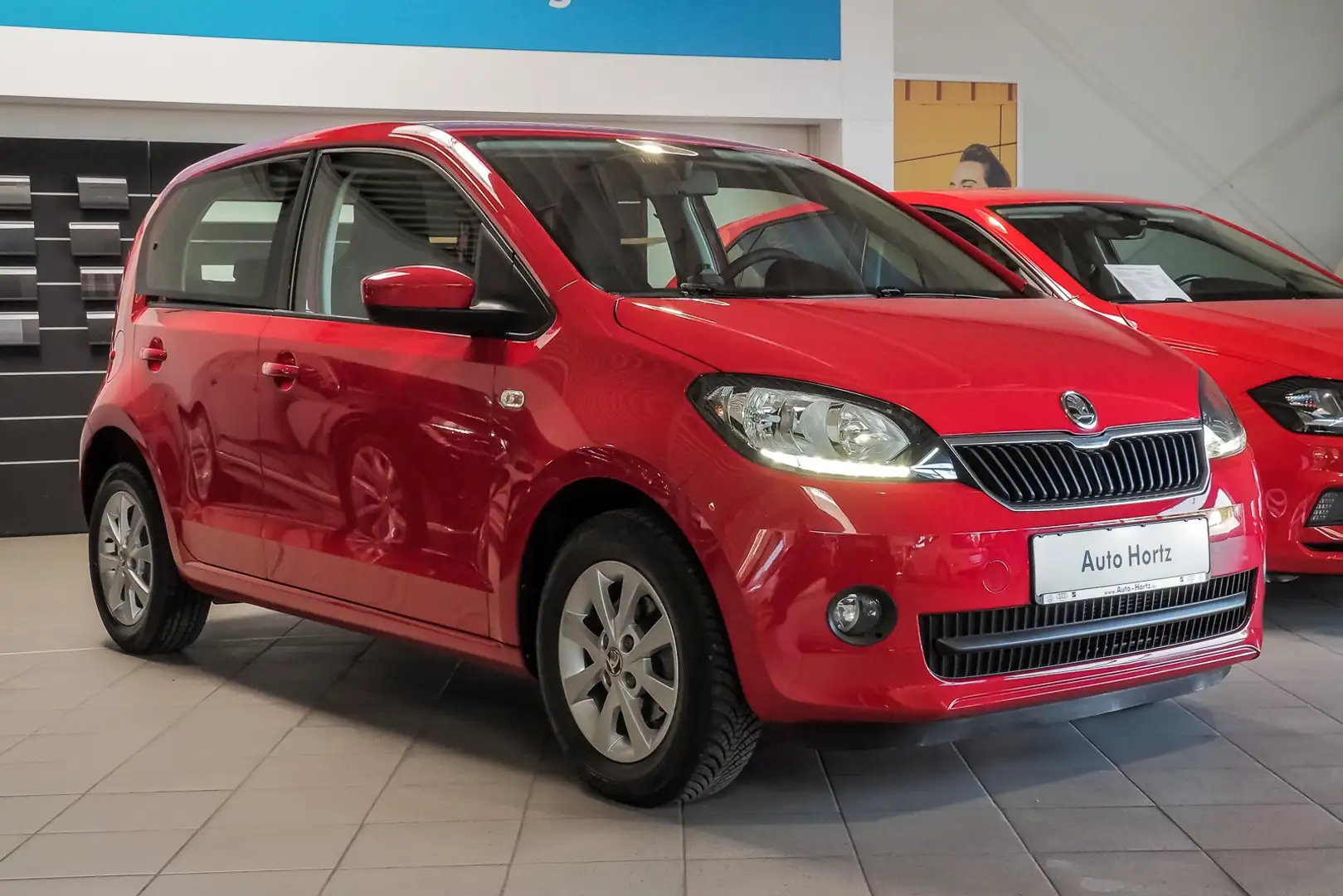 Skoda Citigo Style 1.0 Navi, Alu auf Allwetter 4 Türen u Rosso - 2