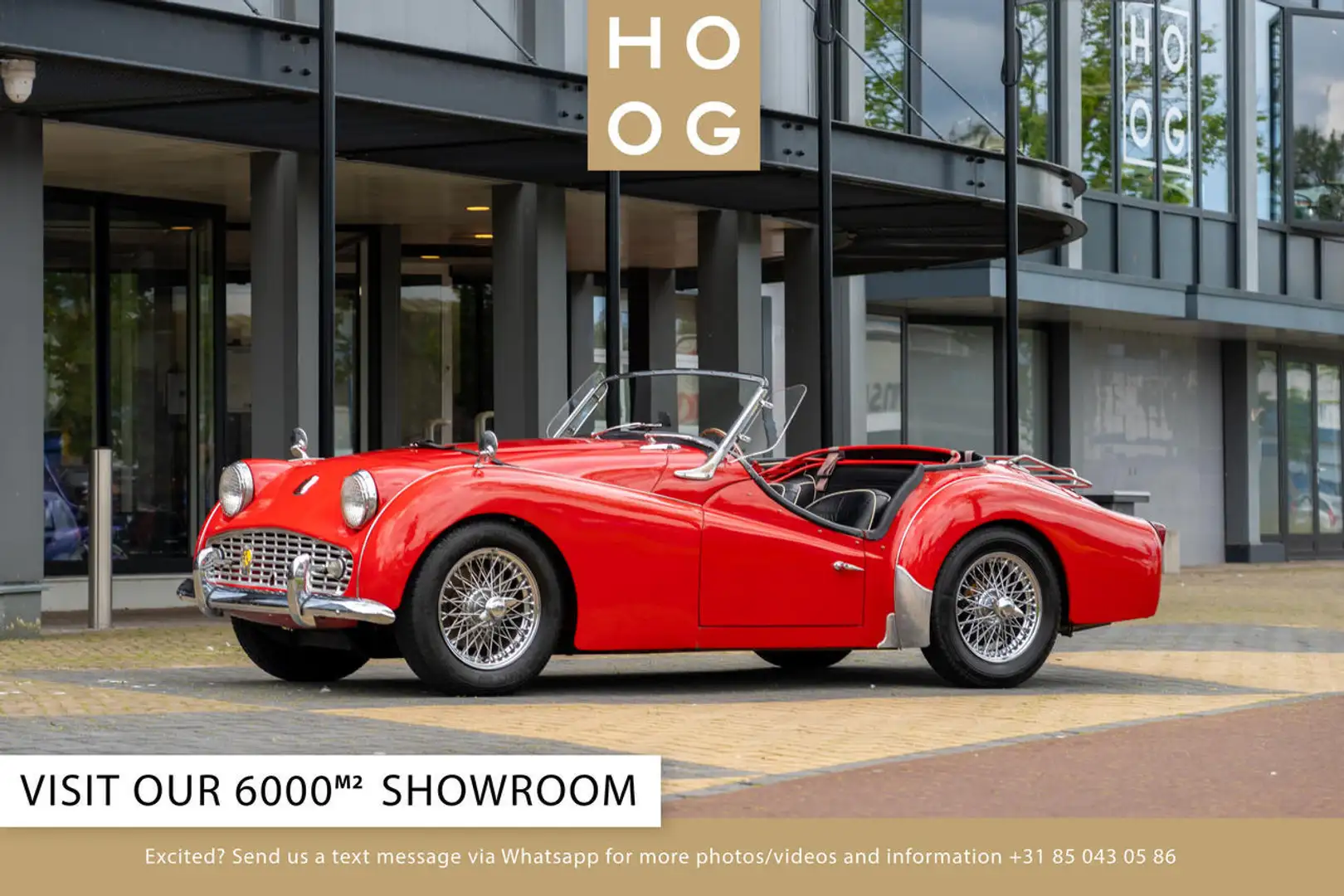Triumph TR3 TR3A with fully overhauled engine Rosso - 1
