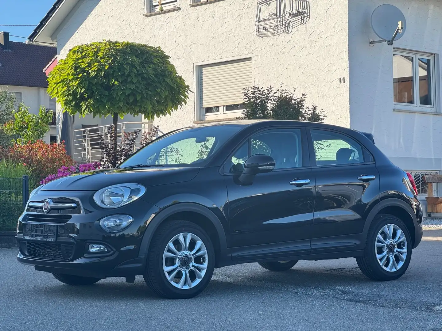 Fiat 500X Pop Star|Garantie|Euro6|8fach| Zwart - 1