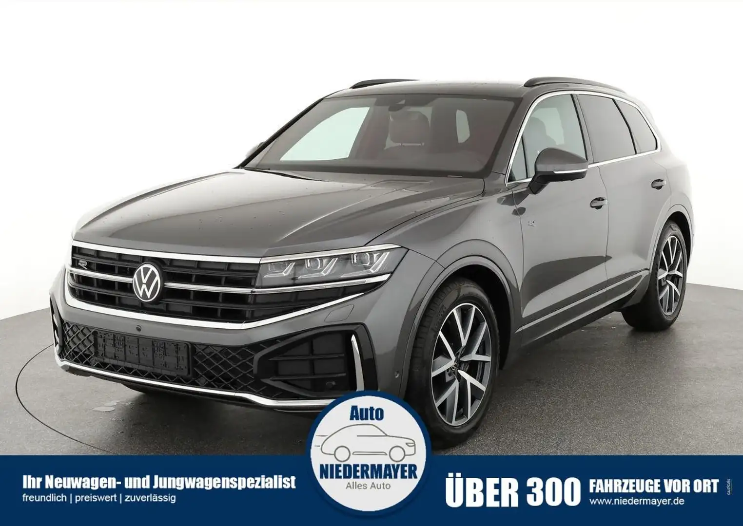 Volkswagen Touareg 3.0 TDI V6 R-LINE, Luft, AreaView, AHK, Leder Grau - 1
