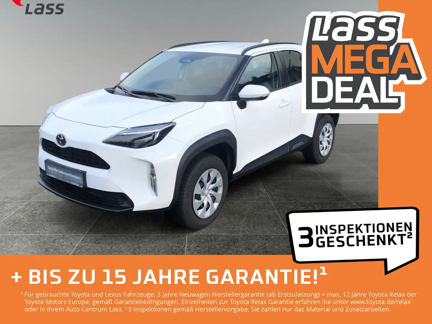 Toyota Yaris Cross 1.5 Business Ed. +Allwetter+Apple Weiß - 1