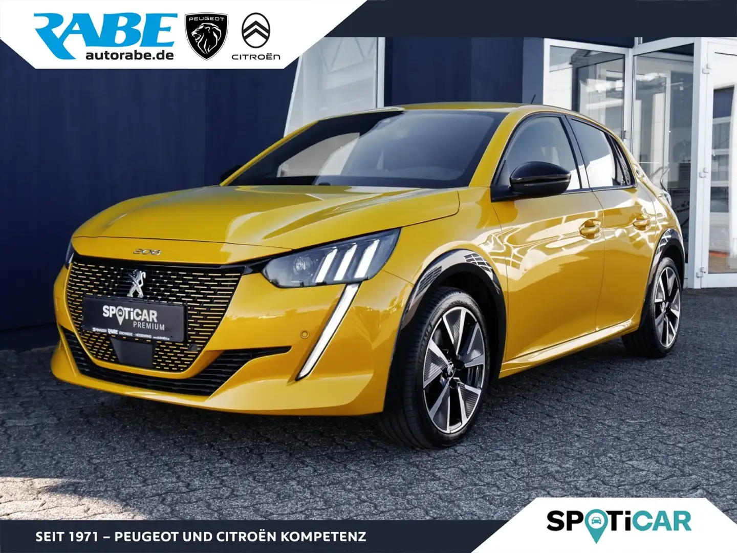 Peugeot 208 e GT-Line 136 Full-LED+Kamera+Klimaautomatik Gelb - 1