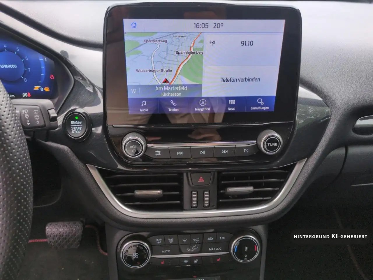 Ford Puma 1.0 EcoBoost ST-Line Automatik Bluetooth Navi, миниатюра 9