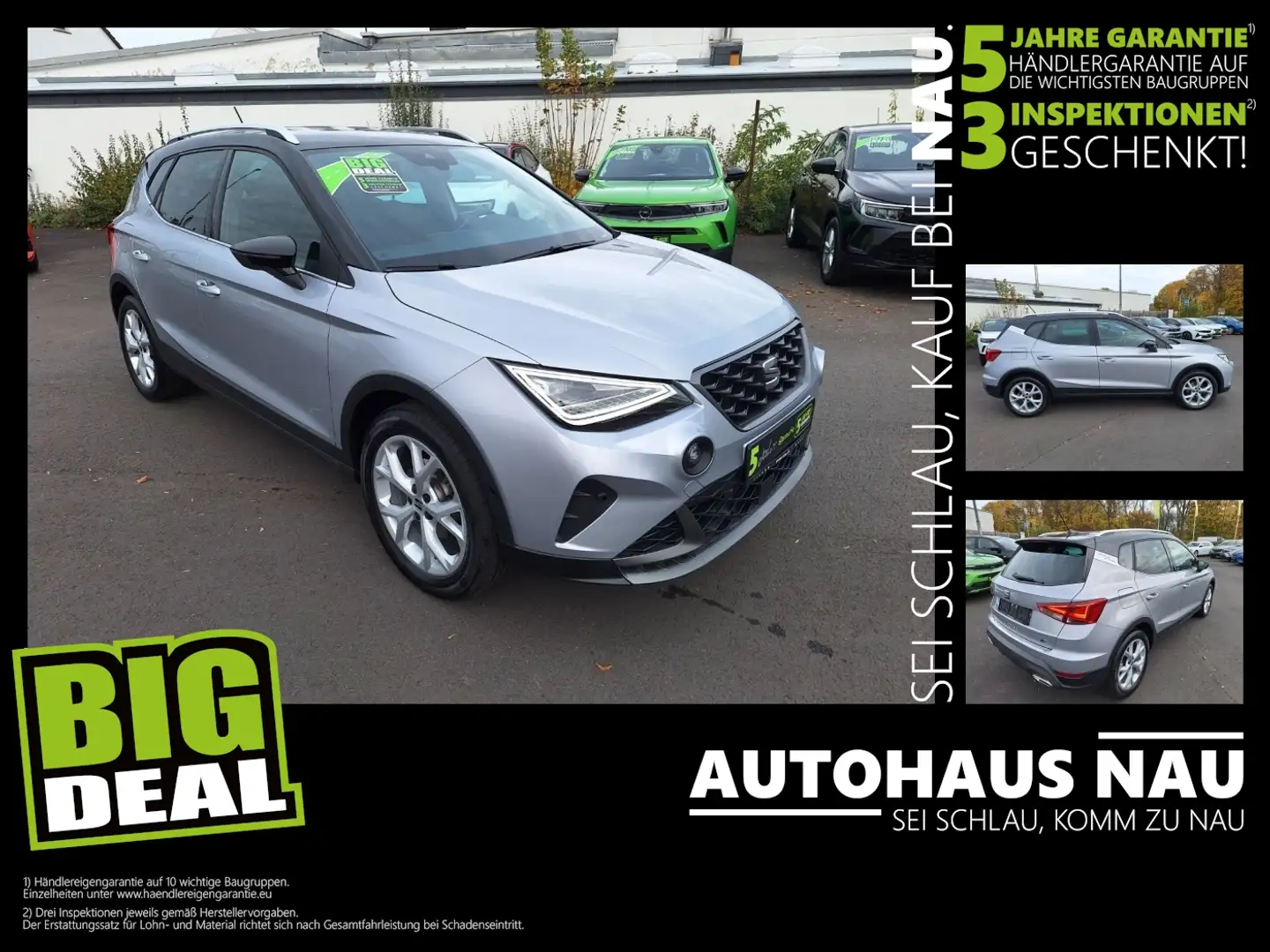 SEAT Arona 1.5 TSI FR inkl. Big Deal Argintiu - 1