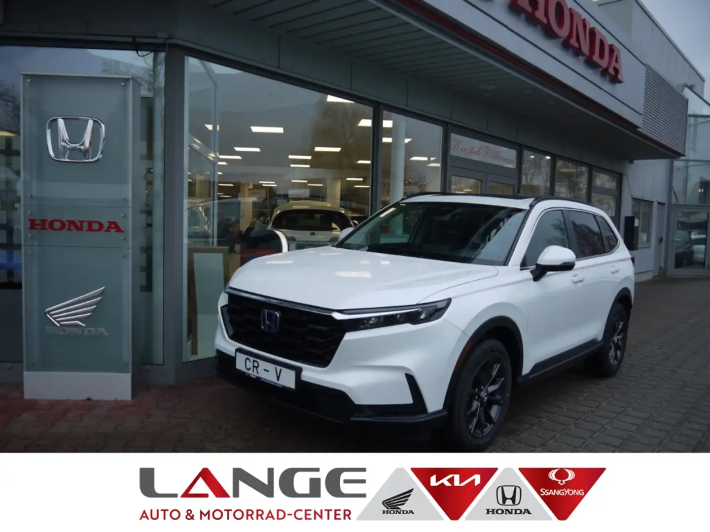 Honda CR-V e HEV i-MMD HYBRID EU6d Hybrid 2.0 Elegance AWD Al Weiß - 1