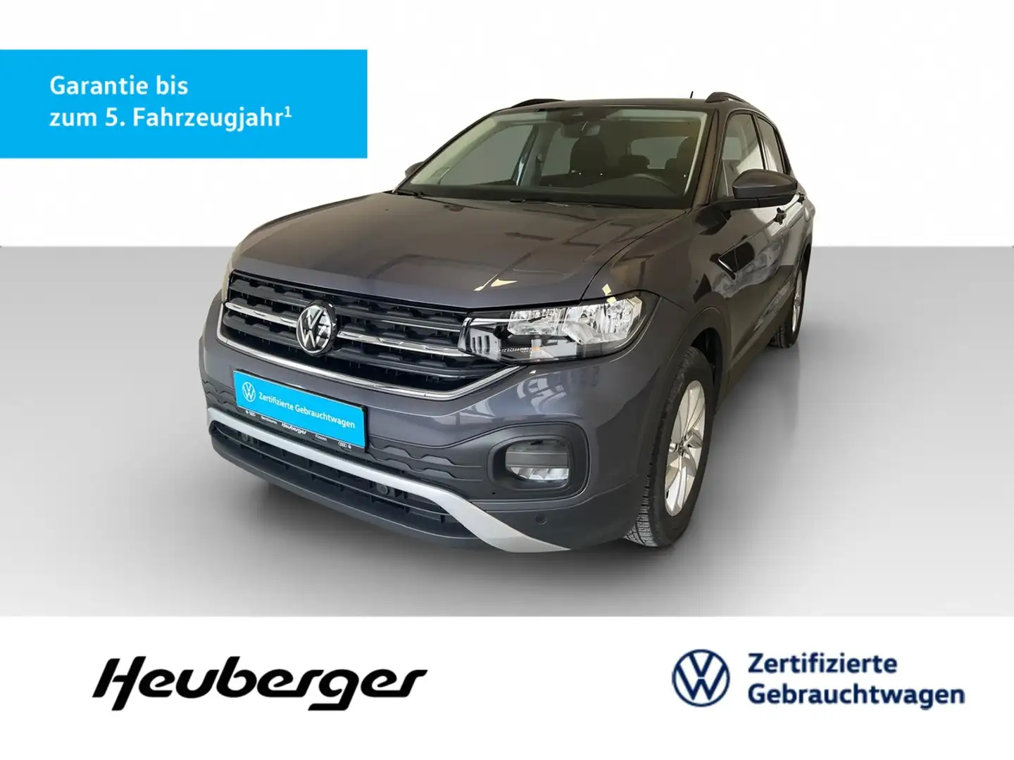 Volkswagen T-Cross 1.0 TSI Life, ACC, PDC, DAB Gris - 1