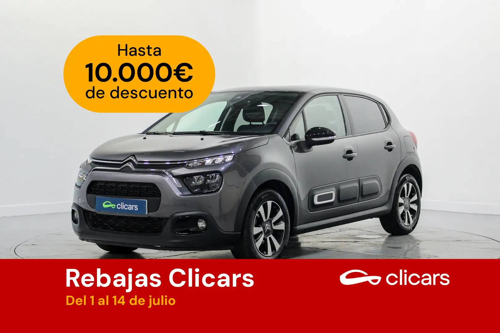 Citroen C3 1.2 PureTech S&S 97 Edition 110 Gris - 1