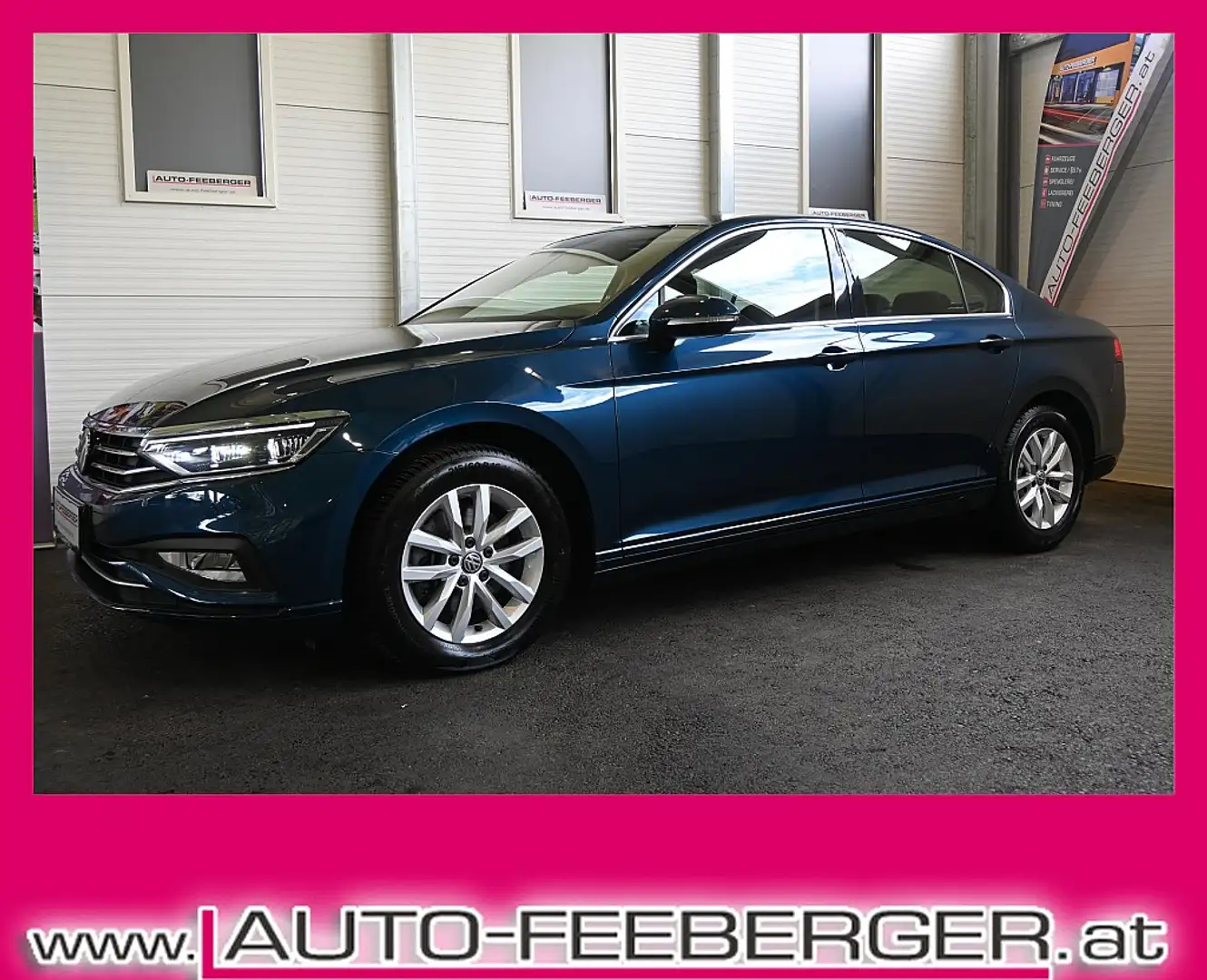 Volkswagen Passat Business Lim 1,6 SCR TDI DSG ACC,Matrix LED,NA... Blauw - 1