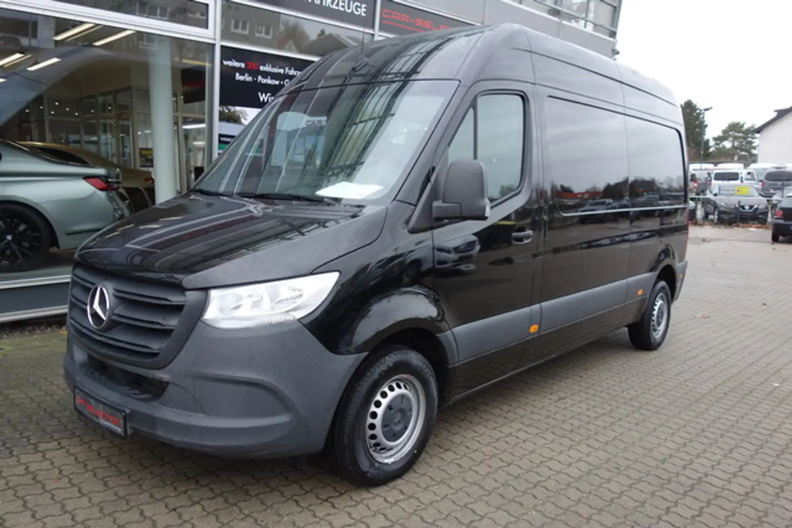 Mercedes-Benz Sprinter 214 CDI KASTEN L2H2 KAM/AHK/MBUX/KLIMA Чорний - 1