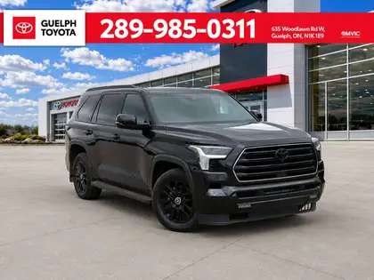 Black 2024 Toyota Sequoia SUV / Crossover Four-Wheel Drive Automatic