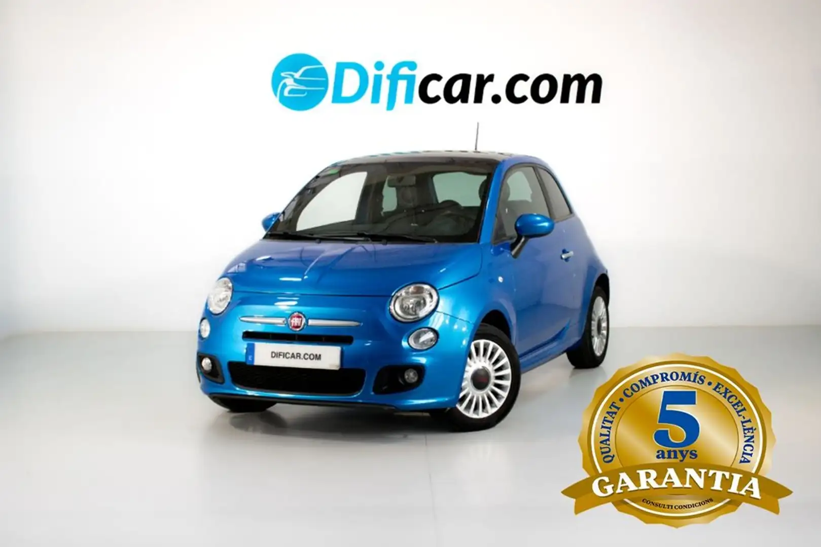 Fiat 500 1.2 70CV AUTOMATICO 5P Bleu - 1